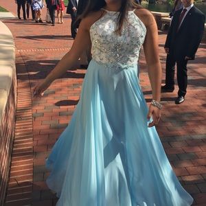 Xscape Full Length Flowy Gown